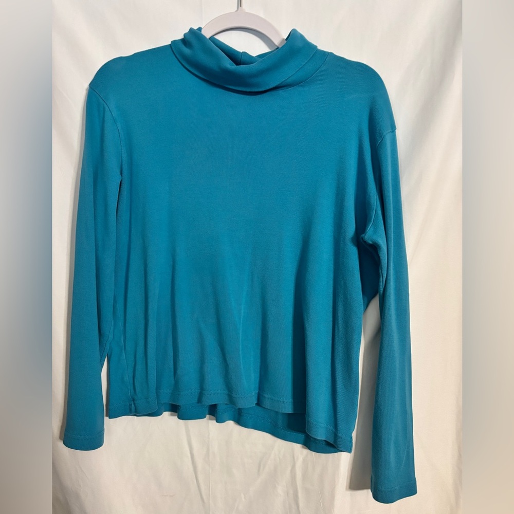 Christopher & Banks‎ Women’s Top L/XL Vintage Blue Long Sleeve Pullover